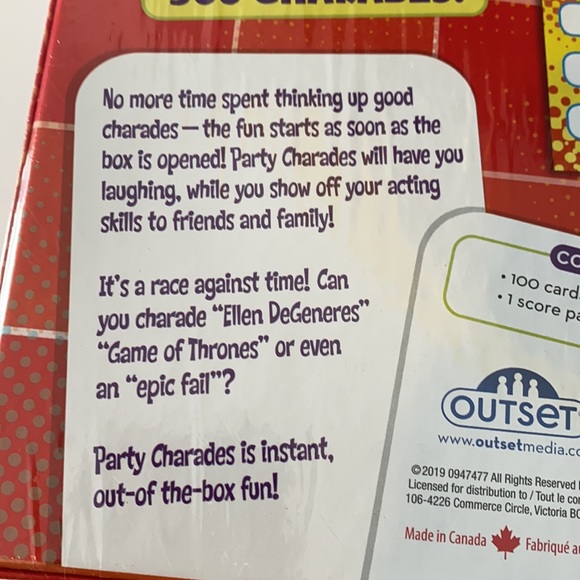 Party charades board games for friends and family.Outset.  2+ players - Picture 4 of 11